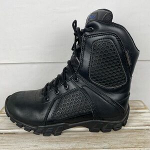 Bates Side-Zip Waterproof Tactical leather  Boots  oil/slip resistant women Sz 7